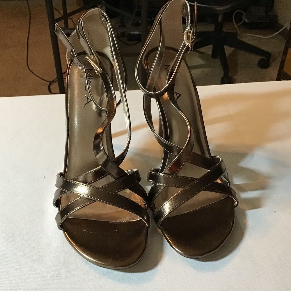 Miss A Bronze color size 11 sandals.